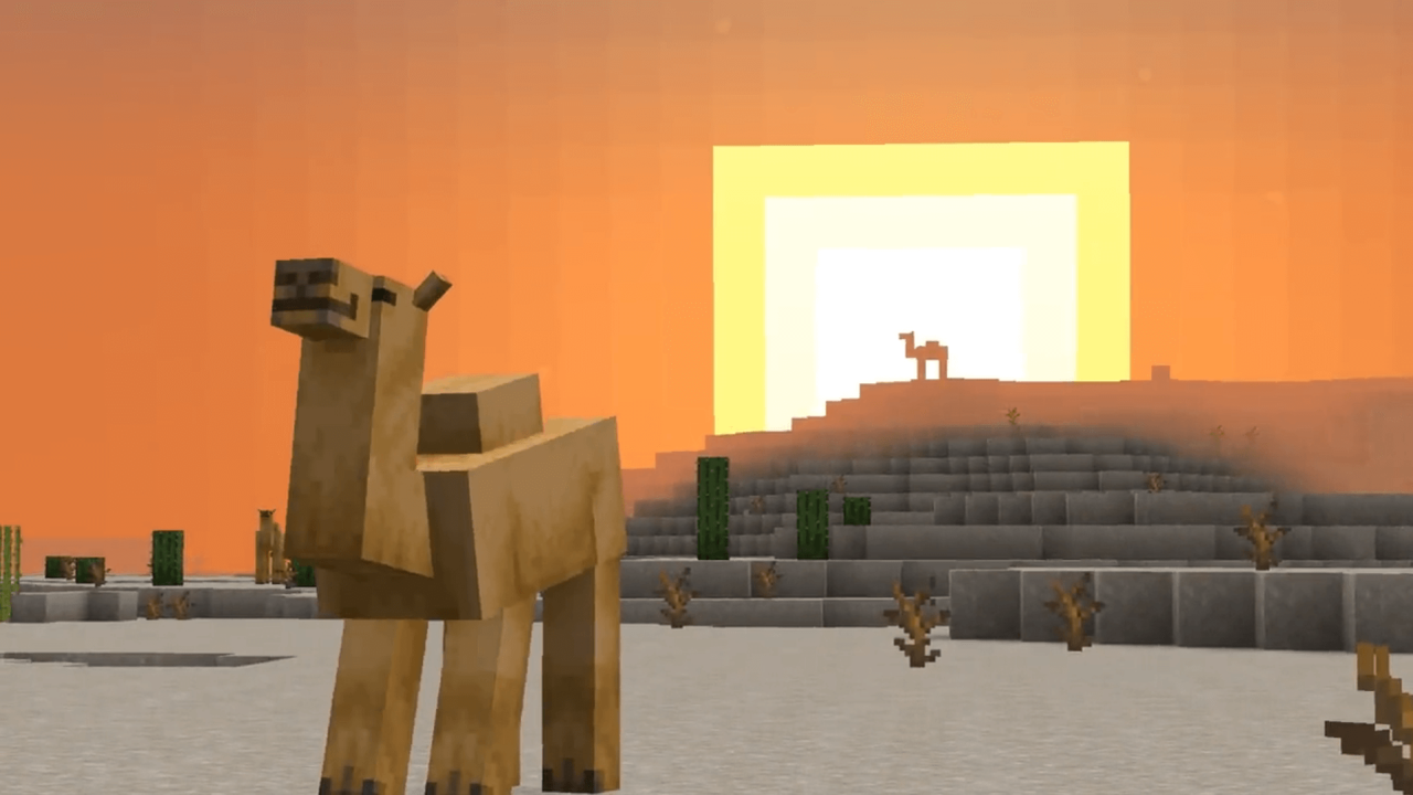 wielbłąd nowy mob w aktualizacji 1.20 minecraft
