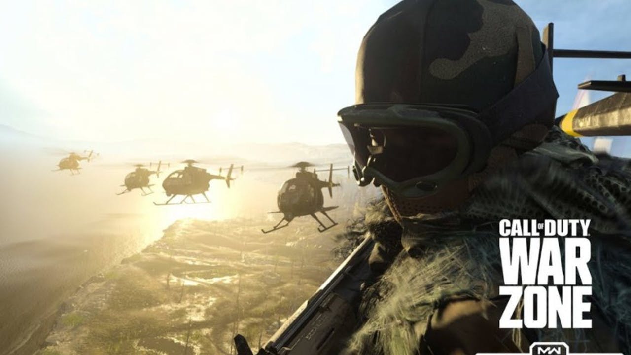 Żołnierz w helikopterze w Call of Duty Warzone na nowej mapie