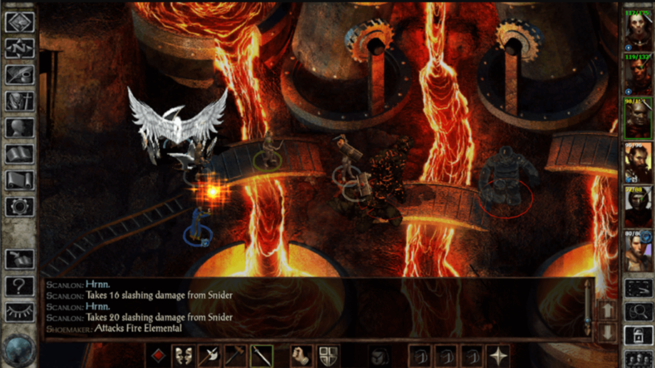 Screen z gry icewind dale gry rpg na android