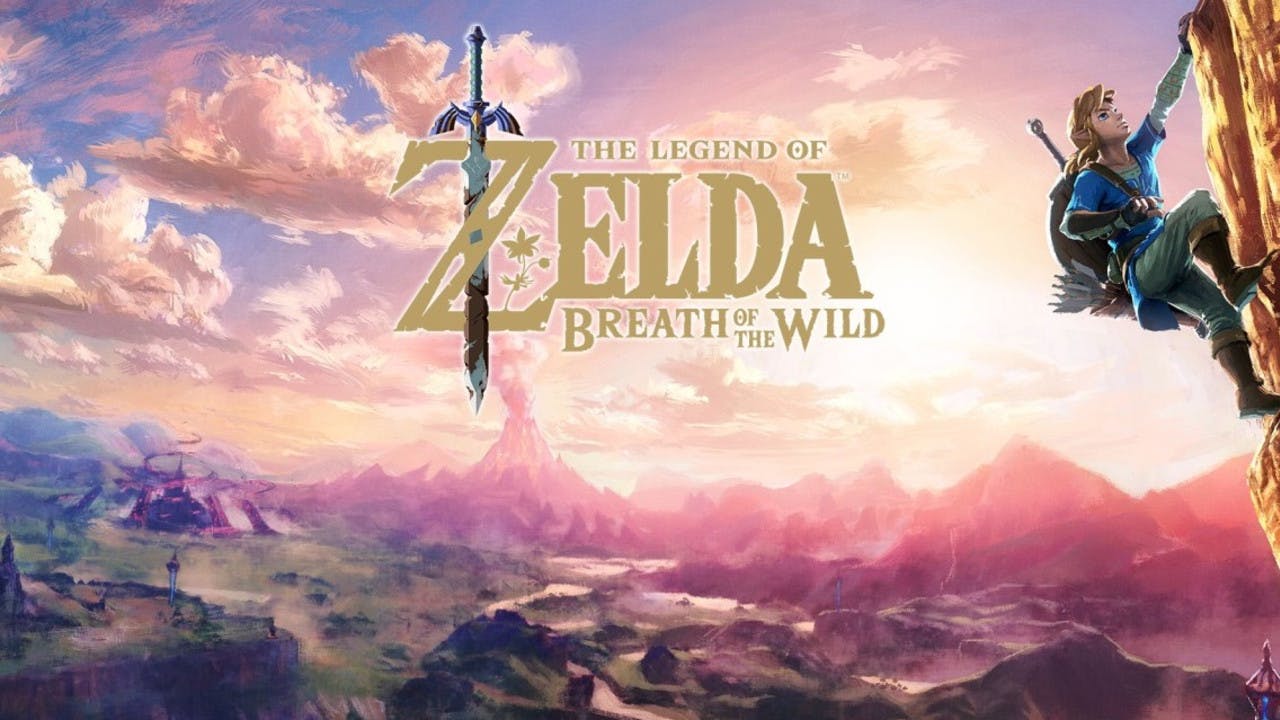 Grafika prezentująca grę Zelda na Nintendo Switch Oled