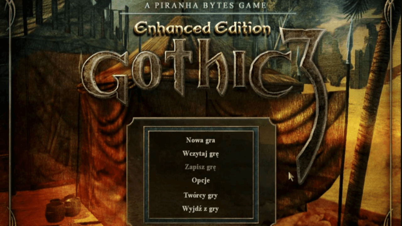 menu moda do gothica 3 community patch